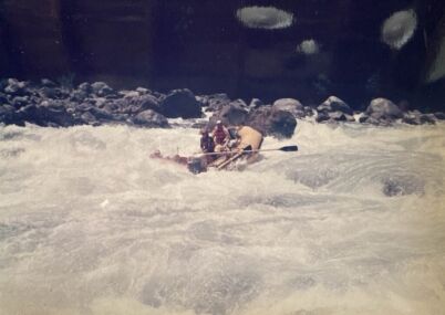 Earth River Founder Eric Hertz historical image rafting Mundoca Rapids